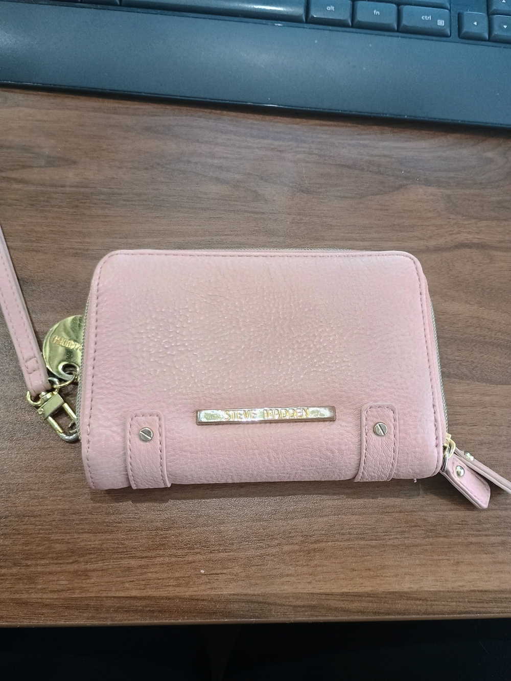 Steve Madden Pink Wristlet Clutch